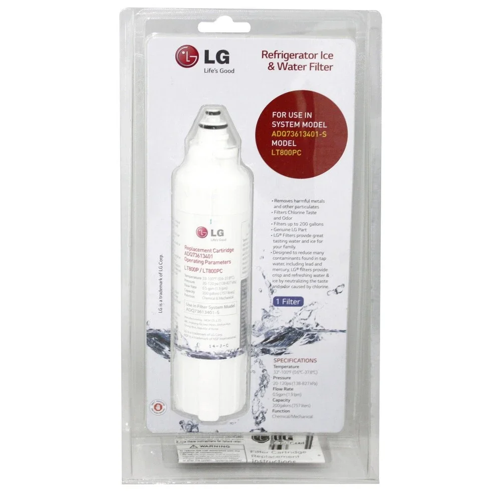 LG LT800PC Refrigerator Water Filter Replacement French Door Side-by-Side